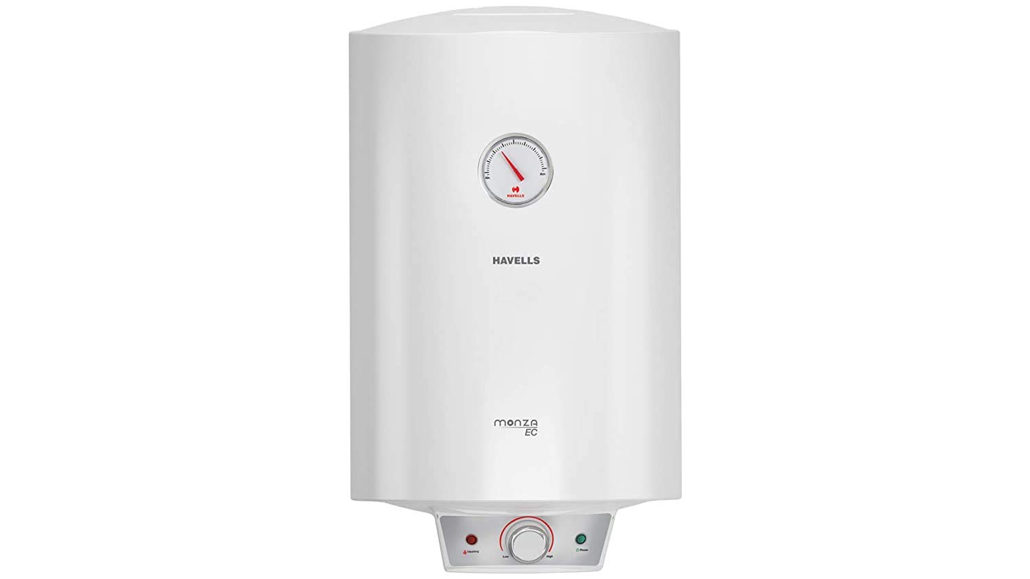 Havells Monza EC 15-Litre Storage Water Heater with Flexi Pipe (White)