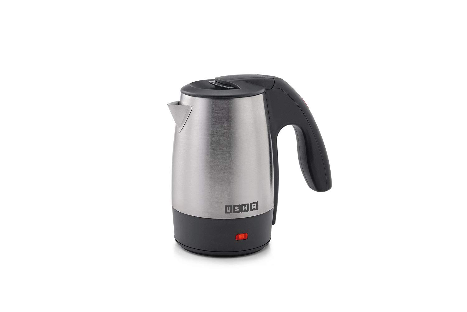 Usha Electric Kettle 3705 0.5 Litre, 1000 Watt (Black and Stainless Steel)