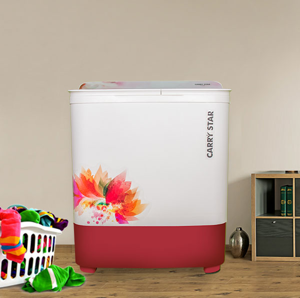 Carry Star 8.0 kg Toughened Glass Semi Automatic Washing Machine (CS8000HG)